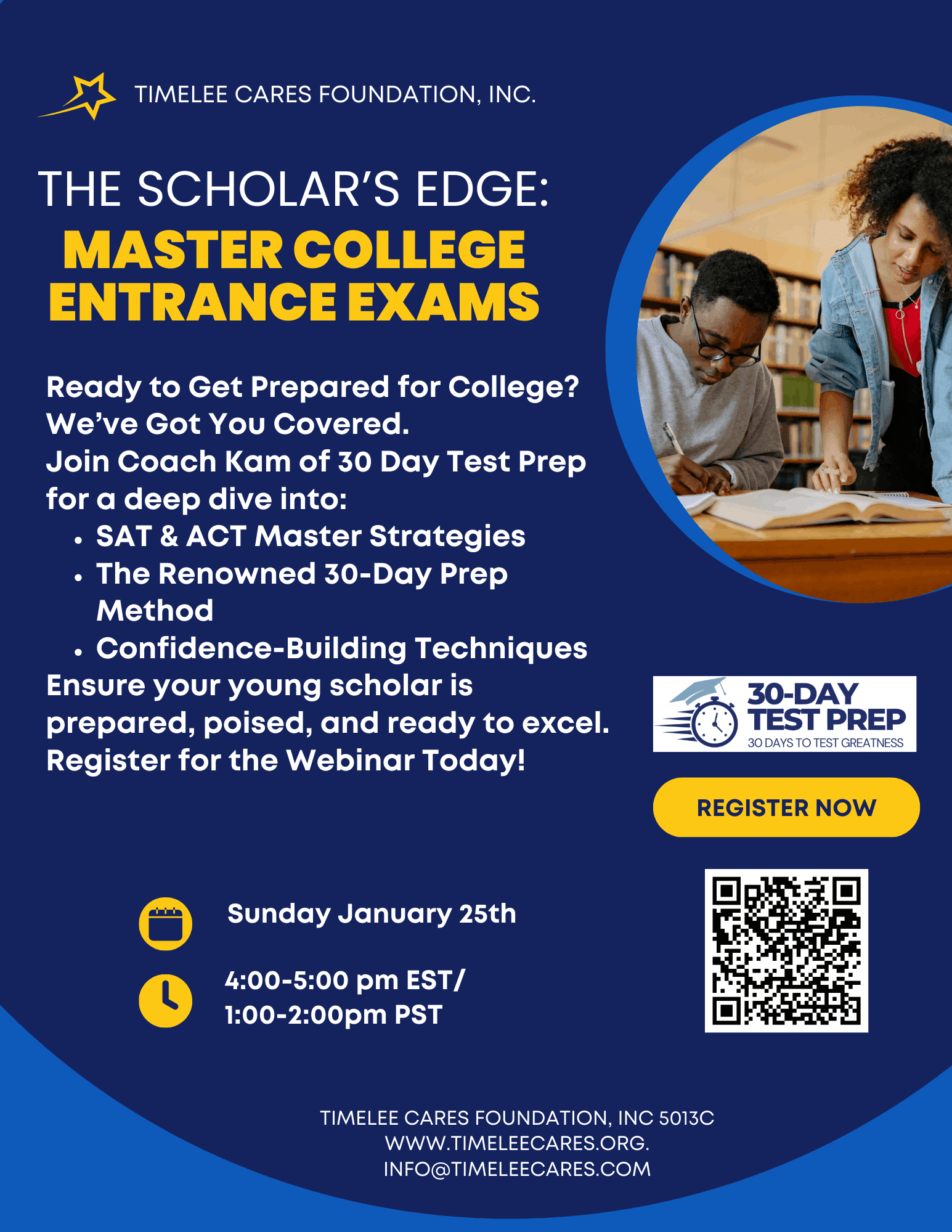 The Scholars Edge Program Flyer